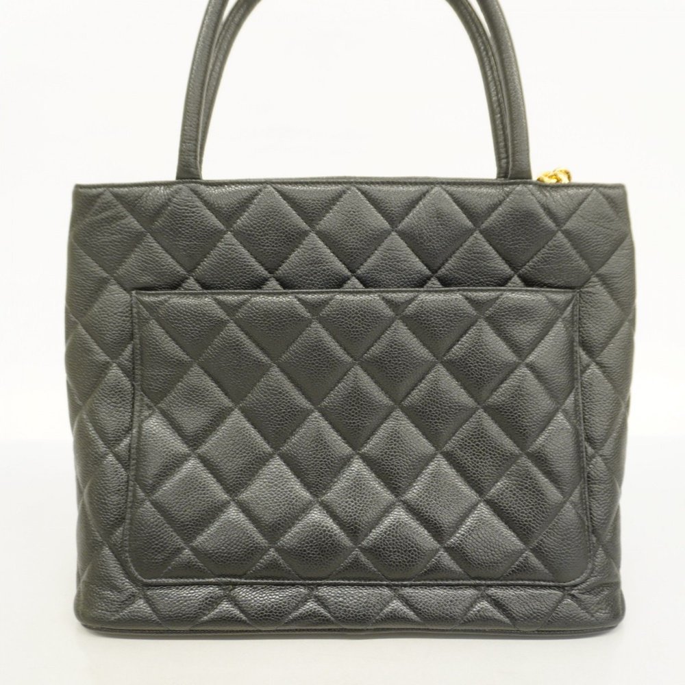 CHANEL Black Caviar Leather Tote Bag - Picture 9 of 9